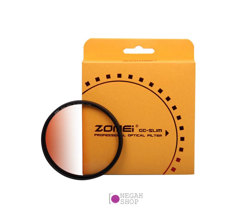 فیلتر رنگی تدریجی نارنجی Zomei Ultra Slim GC-Orange Gradient 82mm